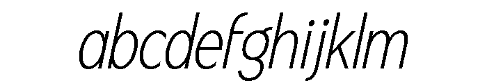 Fifties Thin Italic FONT
