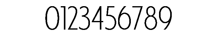 Fifties Thin Font OTHER CHARS