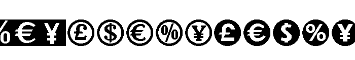 Figures Regular Font LOWERCASE