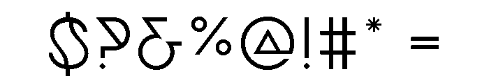 Filter Medium Font OTHER CHARS
