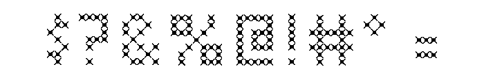 FindReplace Medium Font OTHER CHARS