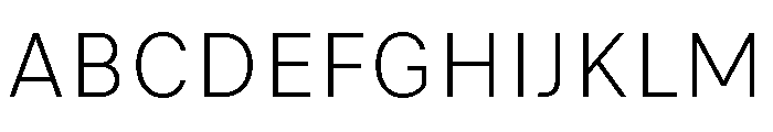 Finder Light Font UPPERCASE
