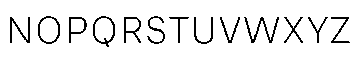 Finder Light Font UPPERCASE