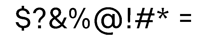 Finder Regular Font OTHER CHARS