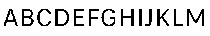Finder Regular Font UPPERCASE