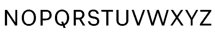 Finder Regular Font UPPERCASE