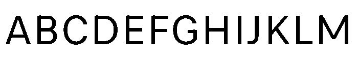 Finder Font UPPERCASE