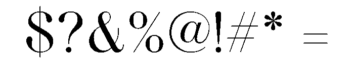 Fiona Regular Font OTHER CHARS