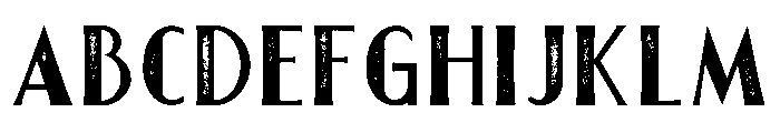 First Division Letterpress Font UPPERCASE