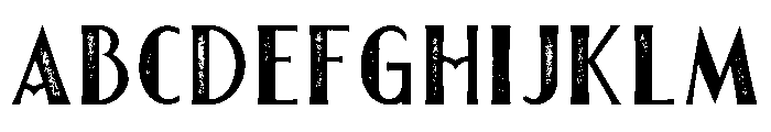 First Division Letterpress FONT