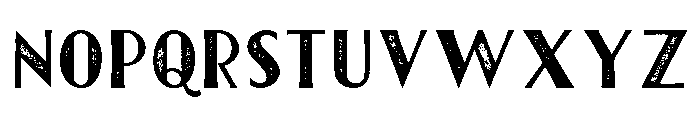 First Division Letterpress Font LOWERCASE