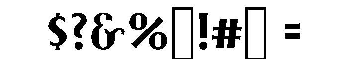 First Division Regular Font OTHER CHARS