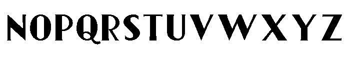 First Division Regular Font LOWERCASE