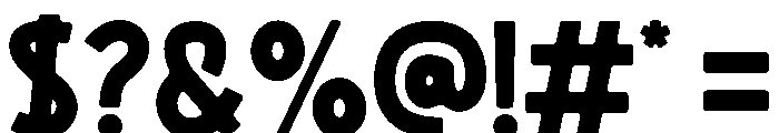 Fjorden Rounded Font OTHER CHARS