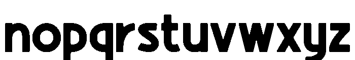 Fjorden Rounded Font LOWERCASE