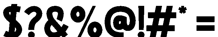 Fjorden Font OTHER CHARS
