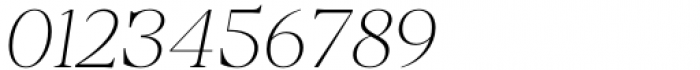 fj Meduza Thin Display Italic Font OTHER CHARS
