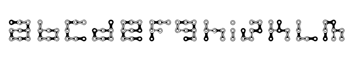FK Chain Font LOWERCASE