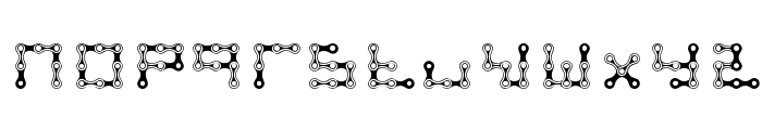 FK Chain Font LOWERCASE