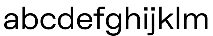 FK Grotesk VF Font LOWERCASE