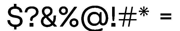 FKDisplay Regular Instance Font OTHER CHARS