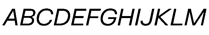 FKGrotesk Italic Instance Font UPPERCASE