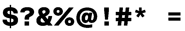 FKGrotesk MonoBlack Instance Font OTHER CHARS