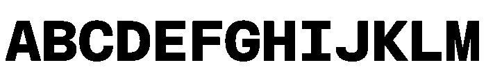 FKGrotesk MonoBlack Instance Font UPPERCASE