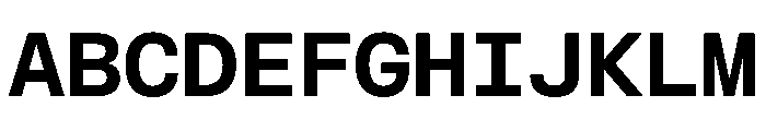 FKGrotesk MonoBold Instance Font UPPERCASE