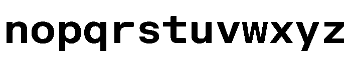 FKGrotesk MonoBold Instance Font LOWERCASE