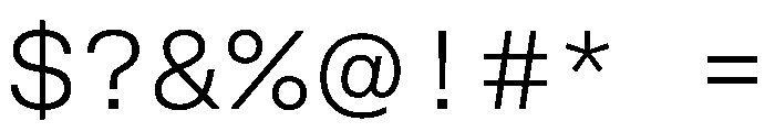 FKGrotesk MonoLight Instance Font OTHER CHARS