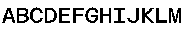 FKGrotesk MonoMedium Instance Font UPPERCASE
