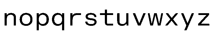 FKGrotesk MonoRegular Instance Font LOWERCASE
