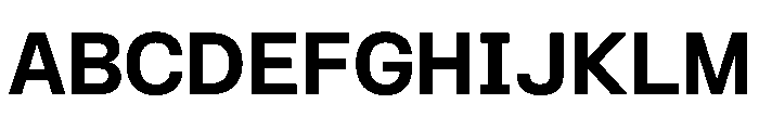FKGrotesk SemiMonoBold Instance Font UPPERCASE