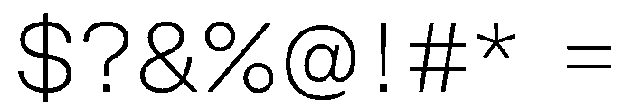 FKGrotesk SemiMonoThin Instance Font OTHER CHARS