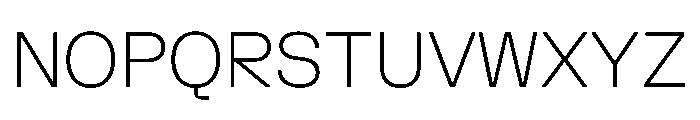 FKGrotesk SemiMonoThin Instance Font UPPERCASE