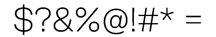 FKGrotesk Thin Instance Font OTHER CHARS