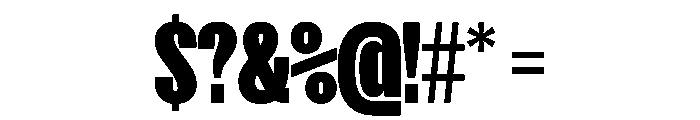 FKScreamer Black Instance Font OTHER CHARS