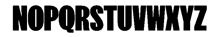 FKScreamer Black Instance Font UPPERCASE