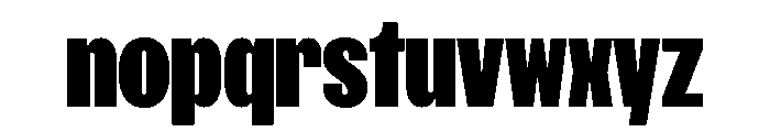 FKScreamer Black Instance Font LOWERCASE