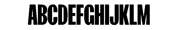 FKScreamer Bold Instance Font UPPERCASE