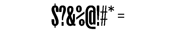 FKScreamer Medium Instance Font OTHER CHARS