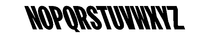 FKScreamerLegacy Backslanted Instance Font UPPERCASE