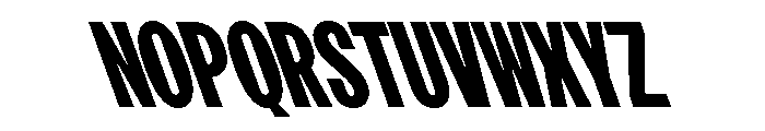 FKScreamerLegacy Backslanted Font UPPERCASE