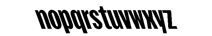 FKScreamerLegacy Backslanted Font LOWERCASE