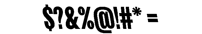 FKScreamerLegacy SemiBackslanted Font OTHER CHARS