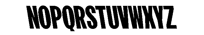 FKScreamerLegacy SemiBackslanted Font UPPERCASE