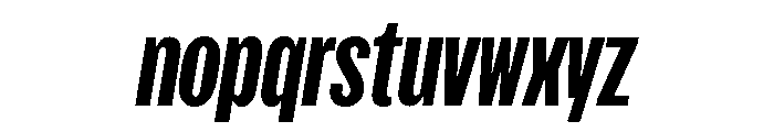 FKScreamerLegacy SemiSlanted Instance Font LOWERCASE