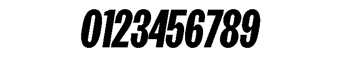 FKScreamerLegacy SemiSlanted Font OTHER CHARS