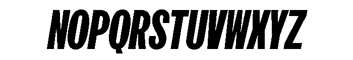 FKScreamerLegacy SemiSlanted Font UPPERCASE